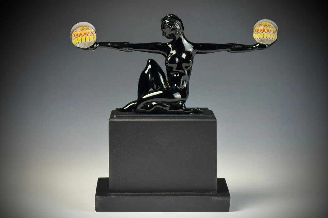 Deco Study #2 Art Glass Sculpture