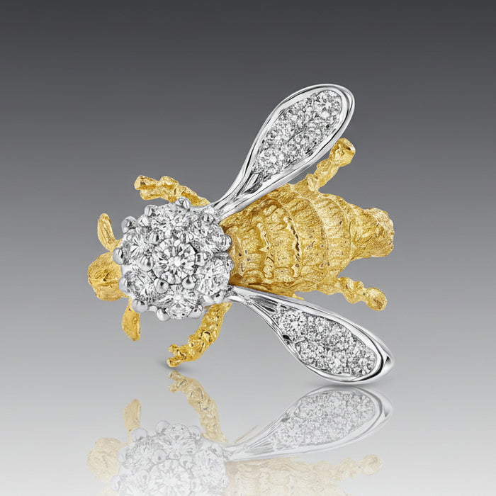 Bee Gold and Diamond Ring