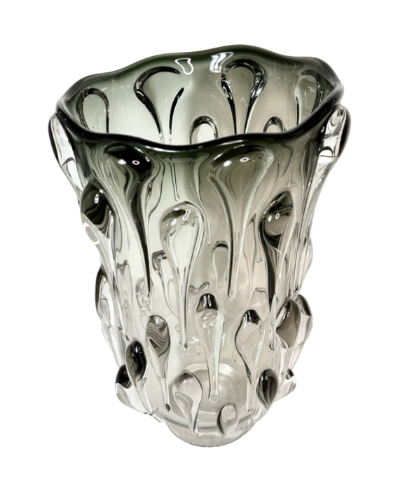 Grey Ombre Droplet Vase
