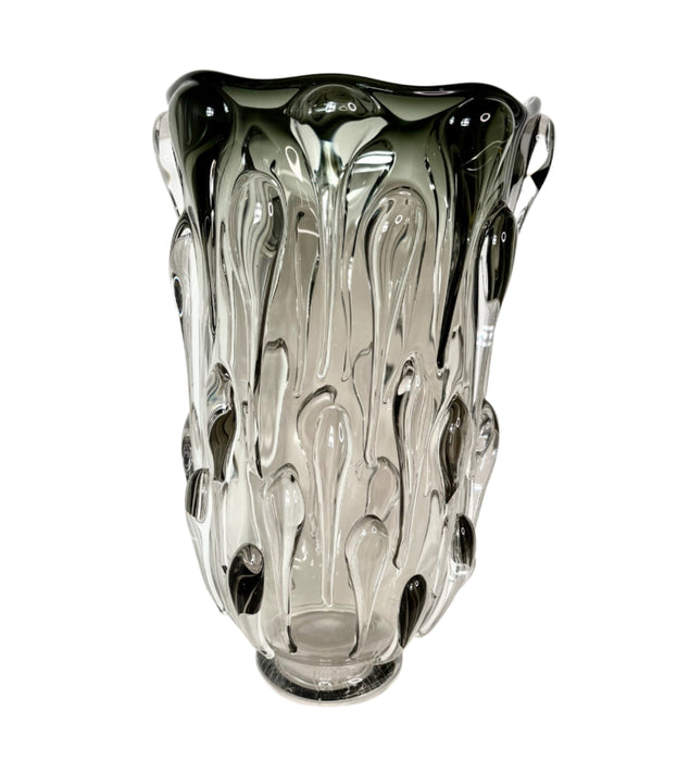 Grey Ombre Droplet Vase