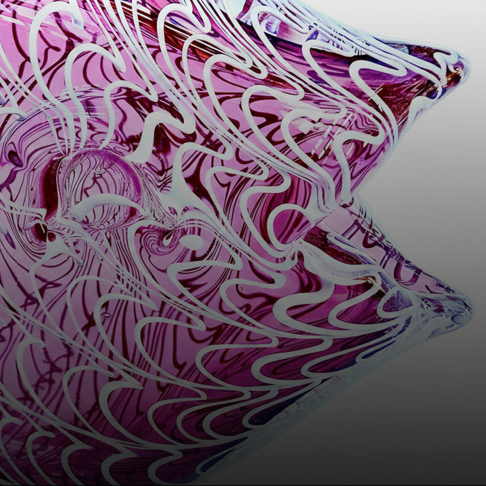 Gold Ruby Fish Sculpture