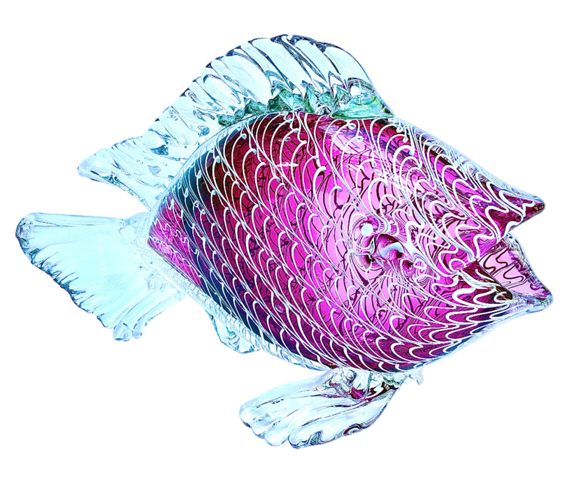 Gold Ruby Fish Sculpture