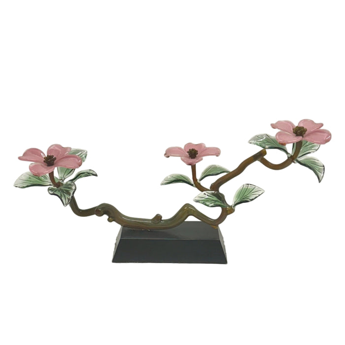 Pink Dogwood Branch Sculpture