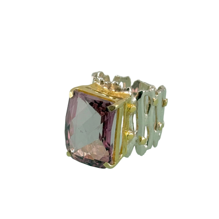 Pink Topaz Ring