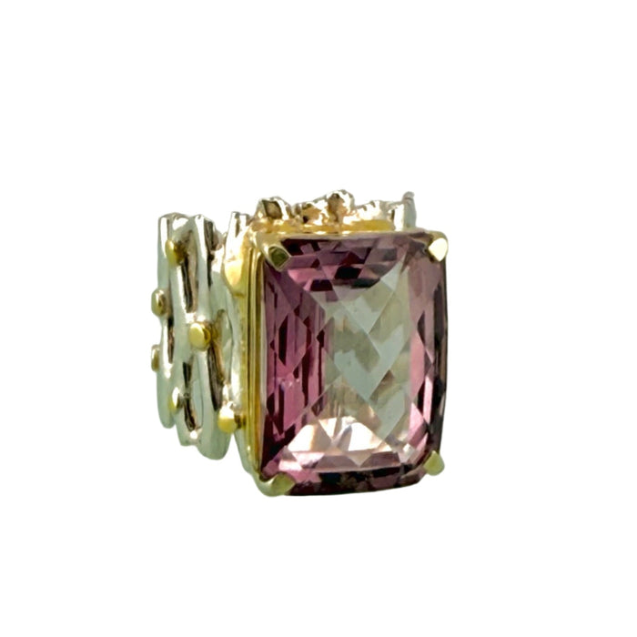 Pink Topaz Ring
