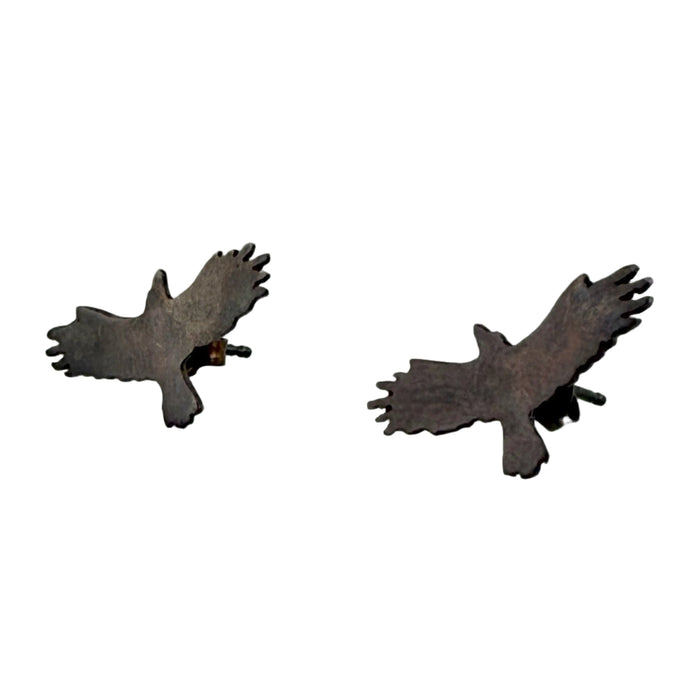 Flying Crow Stud Earrings
