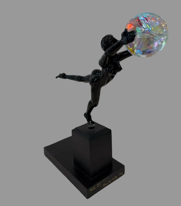 Deco Study #4 Art Glass Sculpture