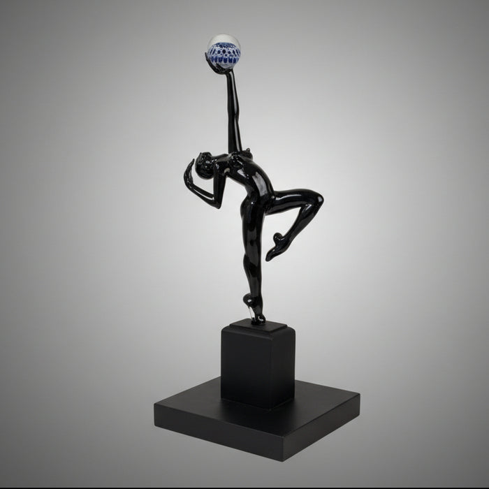 Deco Study #8 Art Glass Sculpture