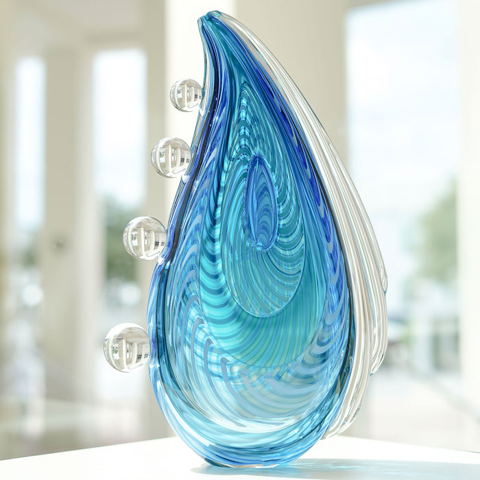 Blue Paisley Vase