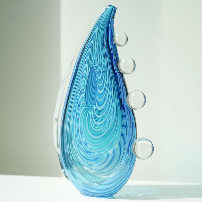 Blue Paisley Vase