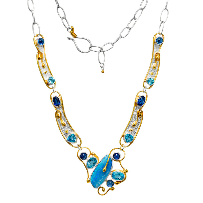 Multi Stone Regal Necklace