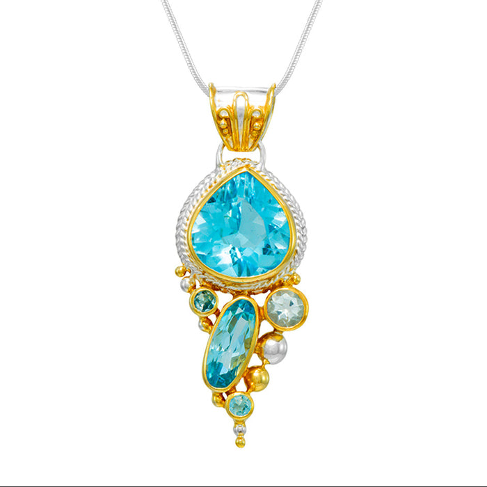 Cluster Pendant Necklace