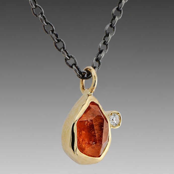 Mandarin Garnet Necklace