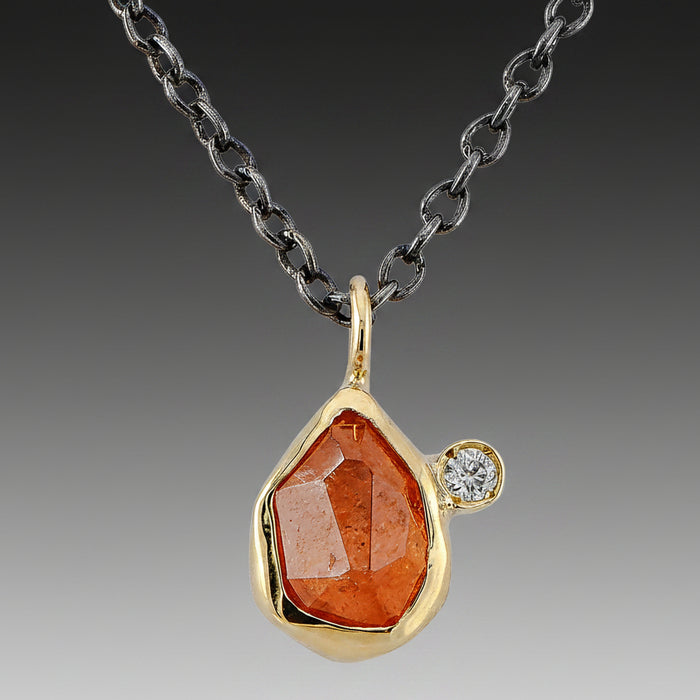 Mandarin Garnet Necklace