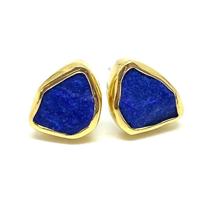 Lapis Stud Earrings