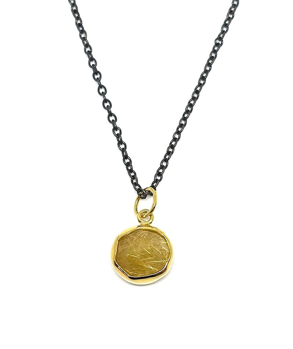 Rutilated Quartz Necklace