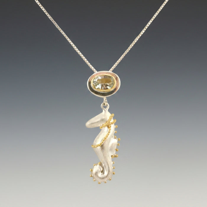 Seahorse Sterling Silver Necklace