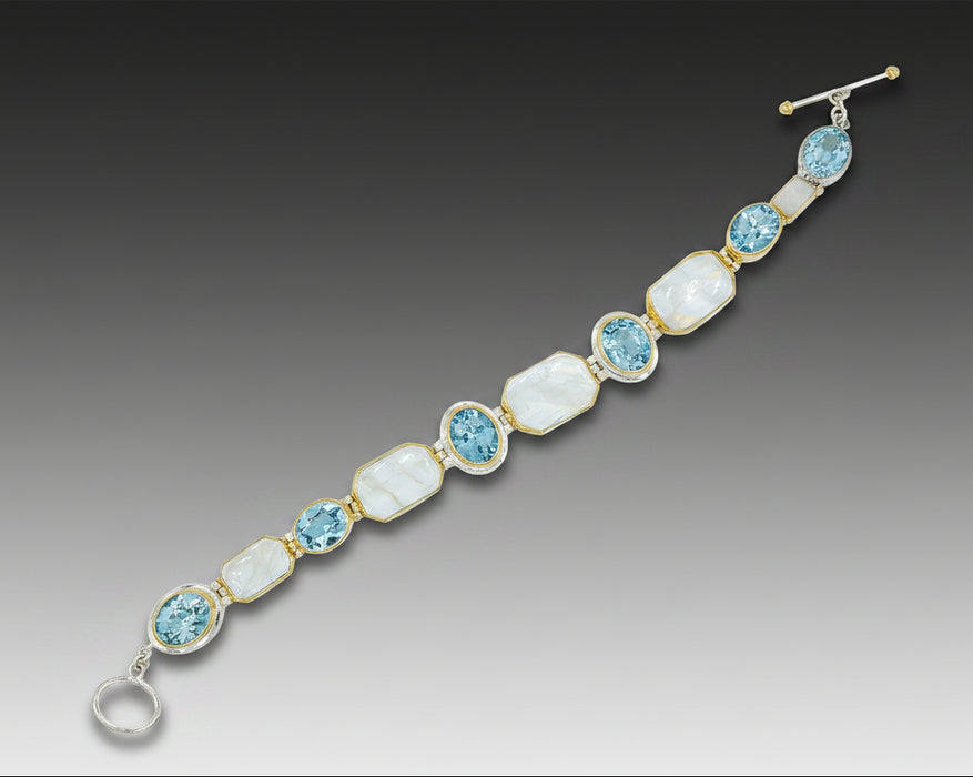 Moonstone Link Bracelet