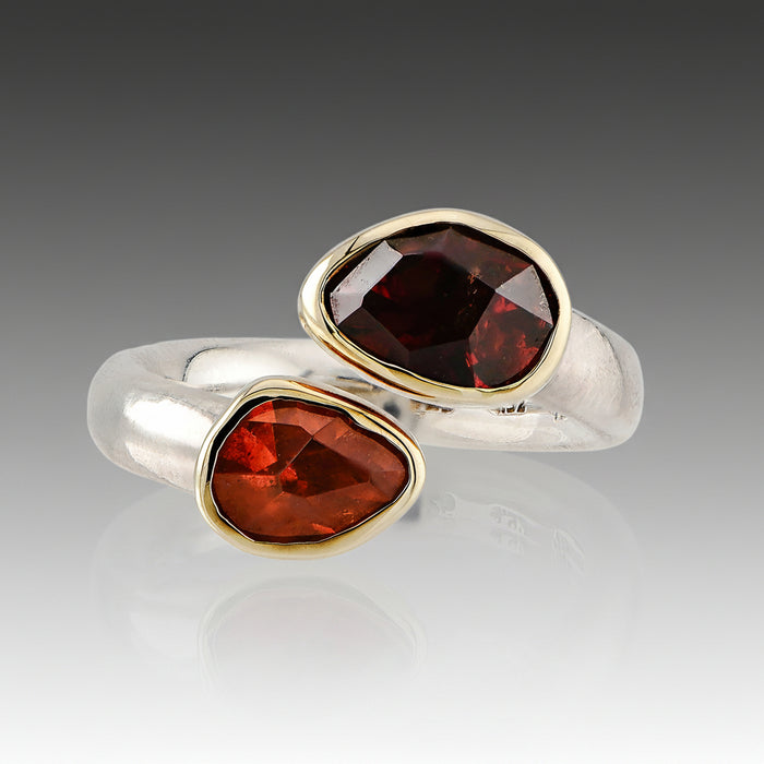 Multi Garnet Ring