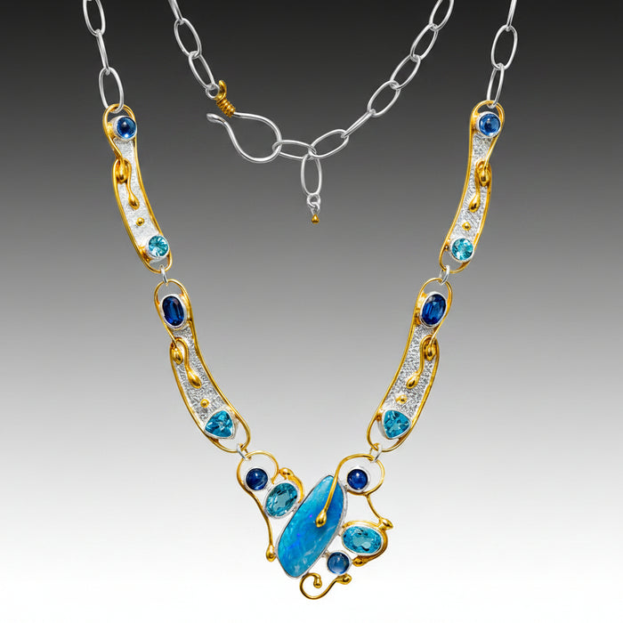 Multi Stone Regal Necklace