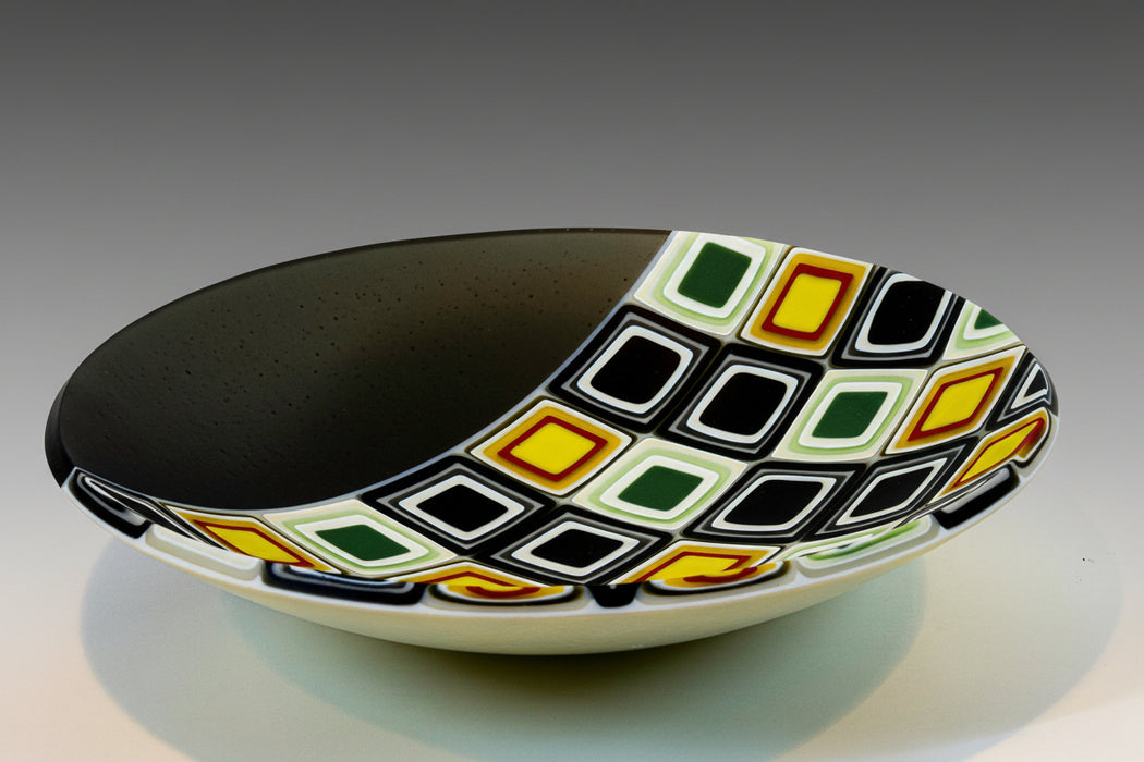Panda Art Glass Bowl