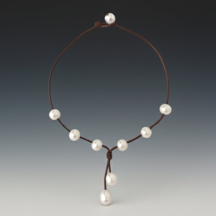 Seacrest Freshwater Pearl Necklace in White