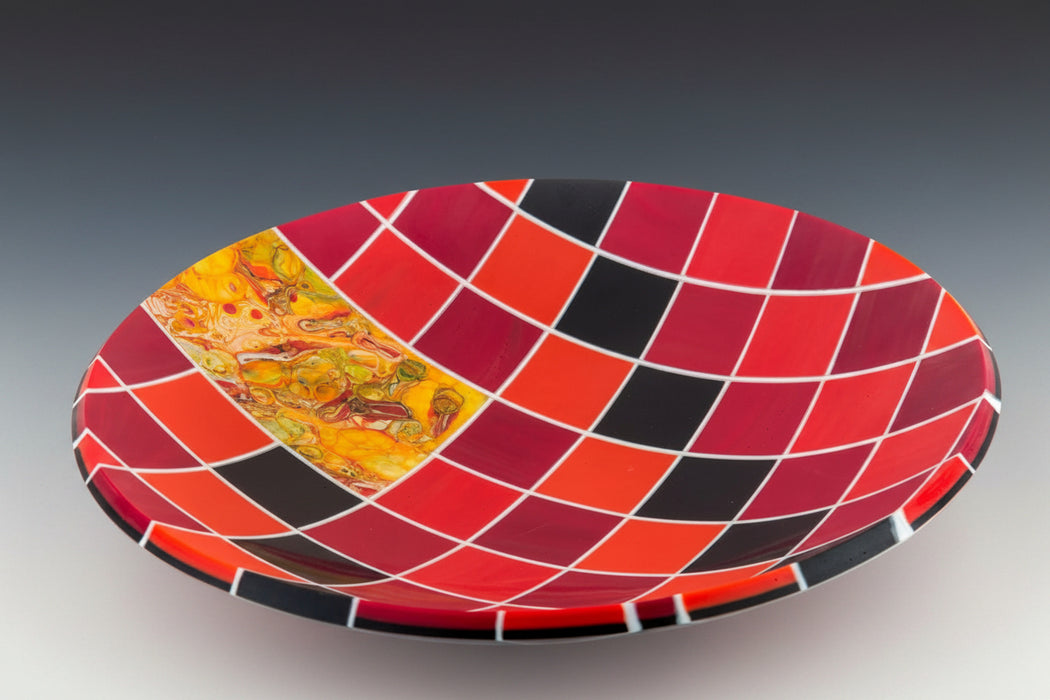Solar Meridian II Art Glass Bowl