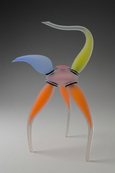 Candy Teapot Art Glass Sculpture