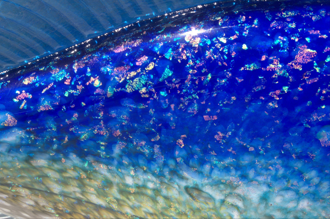 Permit Art Glass Fish Sculpture