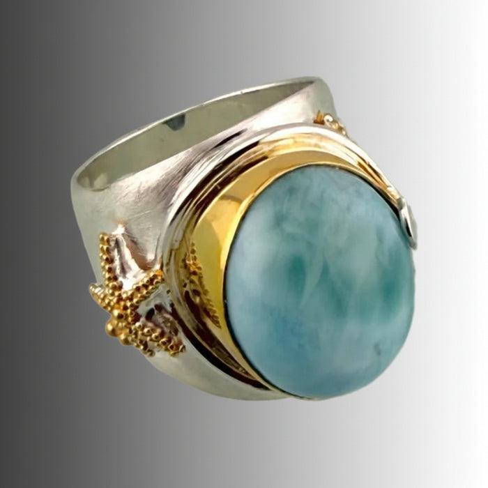 Larimar One Of A Kind Ring