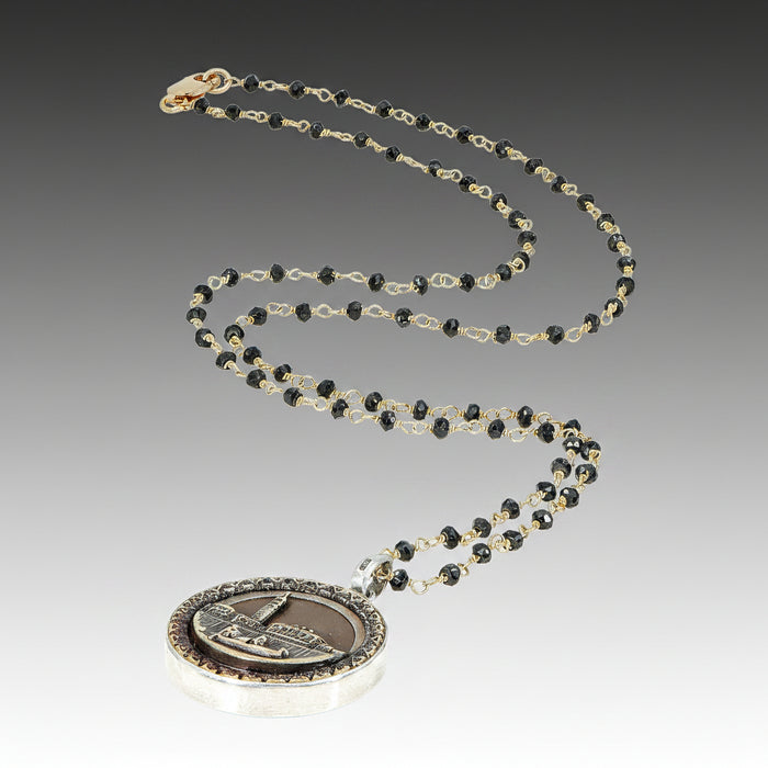 Antique Venice Button Necklace