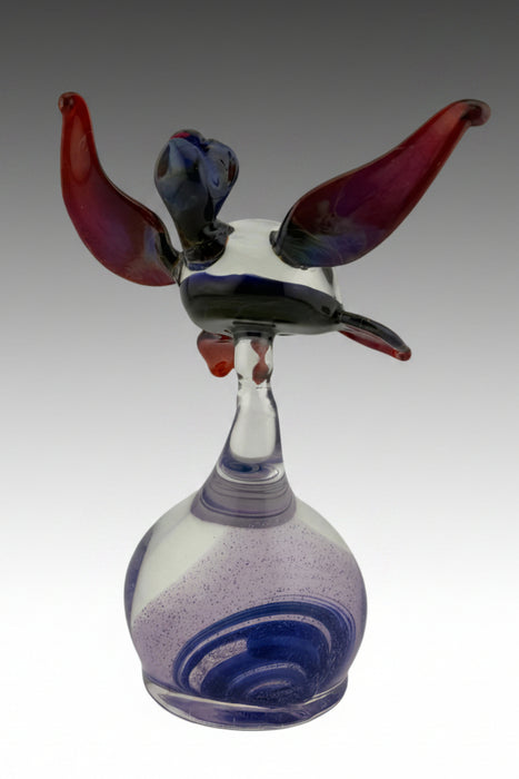 Teardrop Turtle Art Glass Paperweight