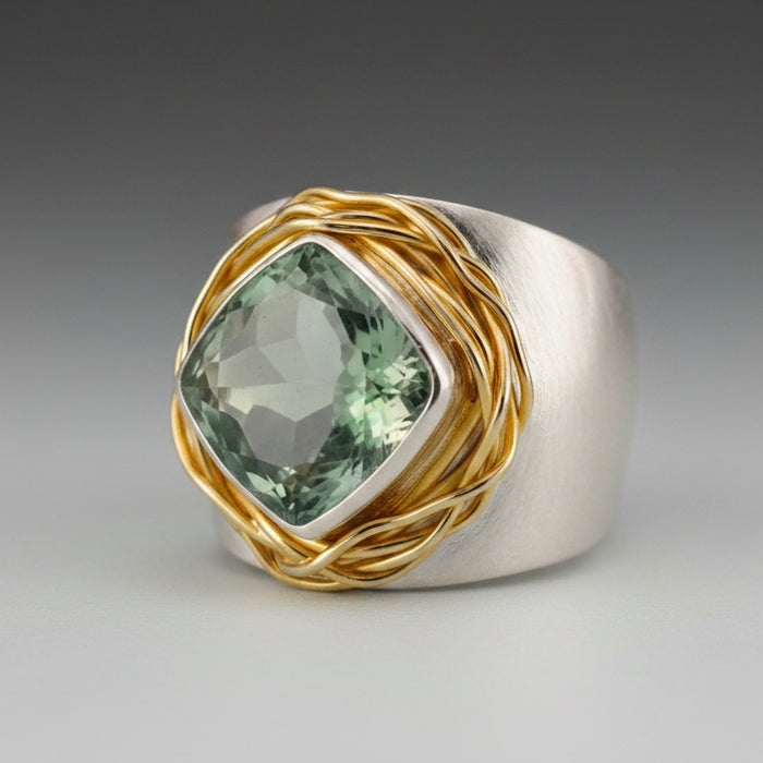 One Of A Kind Fluorite Nest Ring