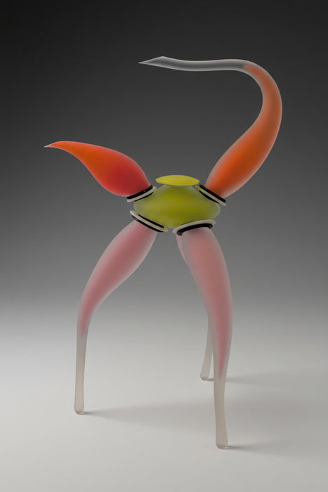 Candy Teapot Art Glass Sculpture
