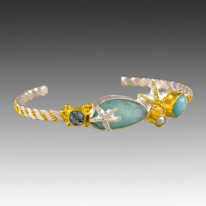 Sea Life Gemstone Bracelet