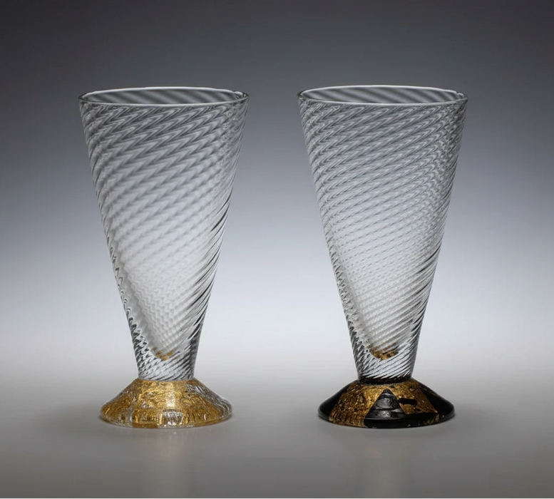 Black & Gold Apertif Glass