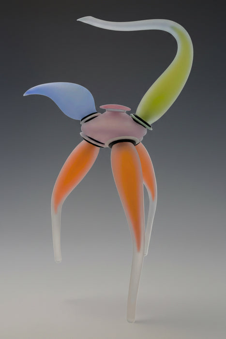 Candy Teapot Art Glass Sculpture