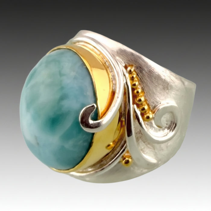 Larimar One Of A Kind Ring