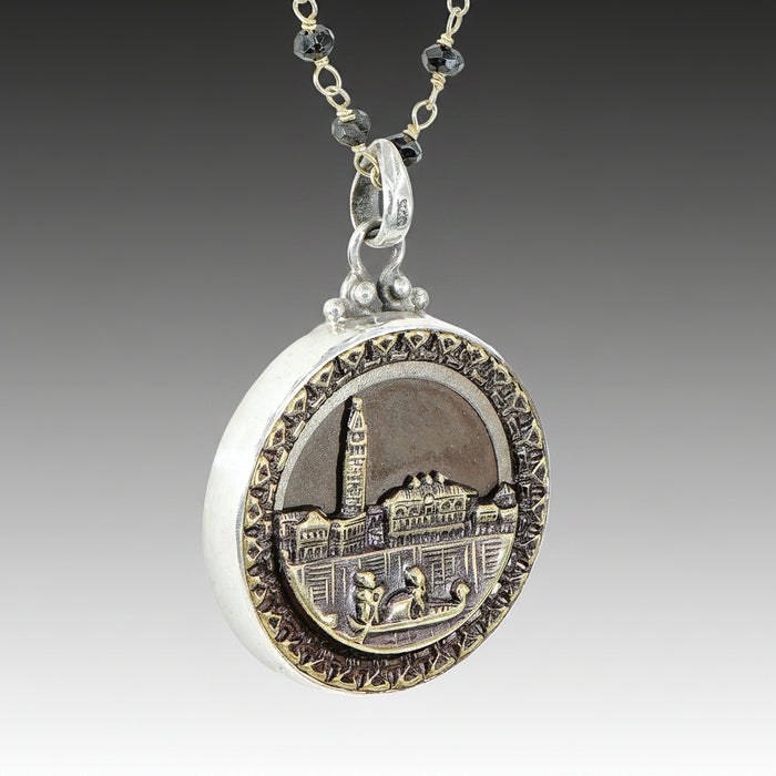 Antique Venice Button Necklace