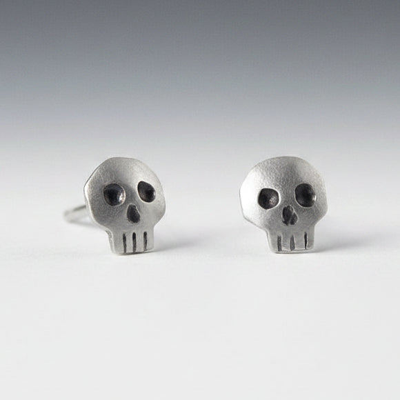 Single Skull Stud Earrings