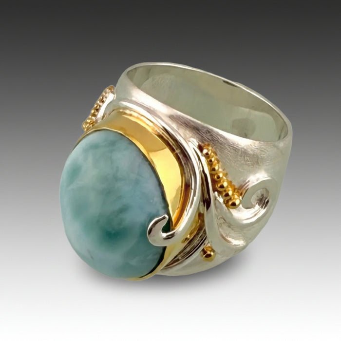 Larimar One Of A Kind Ring