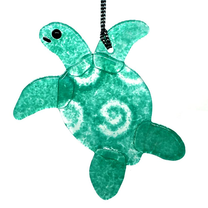 Teal Sea Turtle Ornament