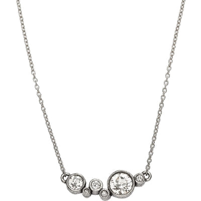 Curtain Call Necklace in All Crystal