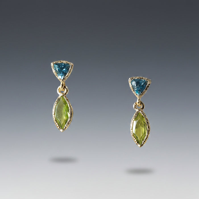 18k Vermeil Tiny Petal Earrings