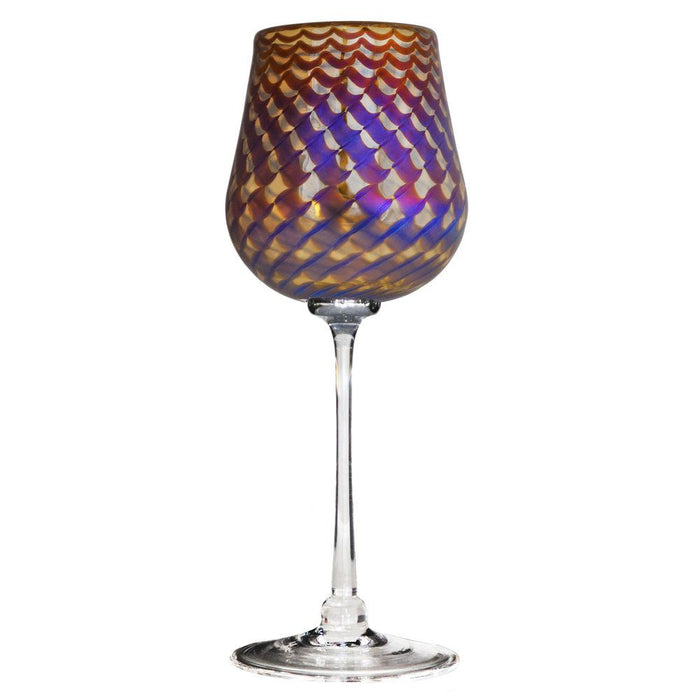 Honeycomb Wine Glass