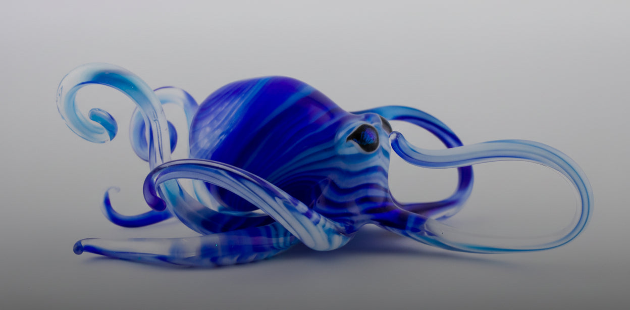 Blue and Aqua Octopus