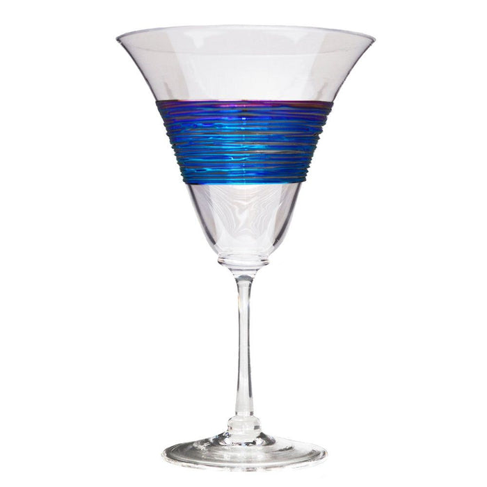 Rainbowspun Wine Glass