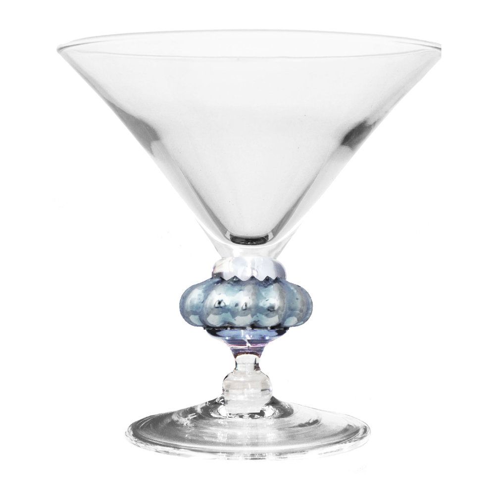 Short Crystal Martini Cocktail Glasses Exuding Elegance and 