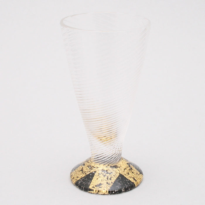 Black & Gold Apertif Glass