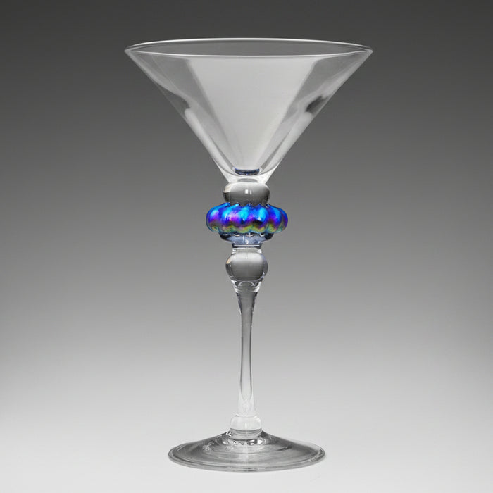 Ace Iridescent Martini Glass